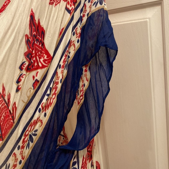 Flowy Paisley Printed Kimono - Picture 4 of 5